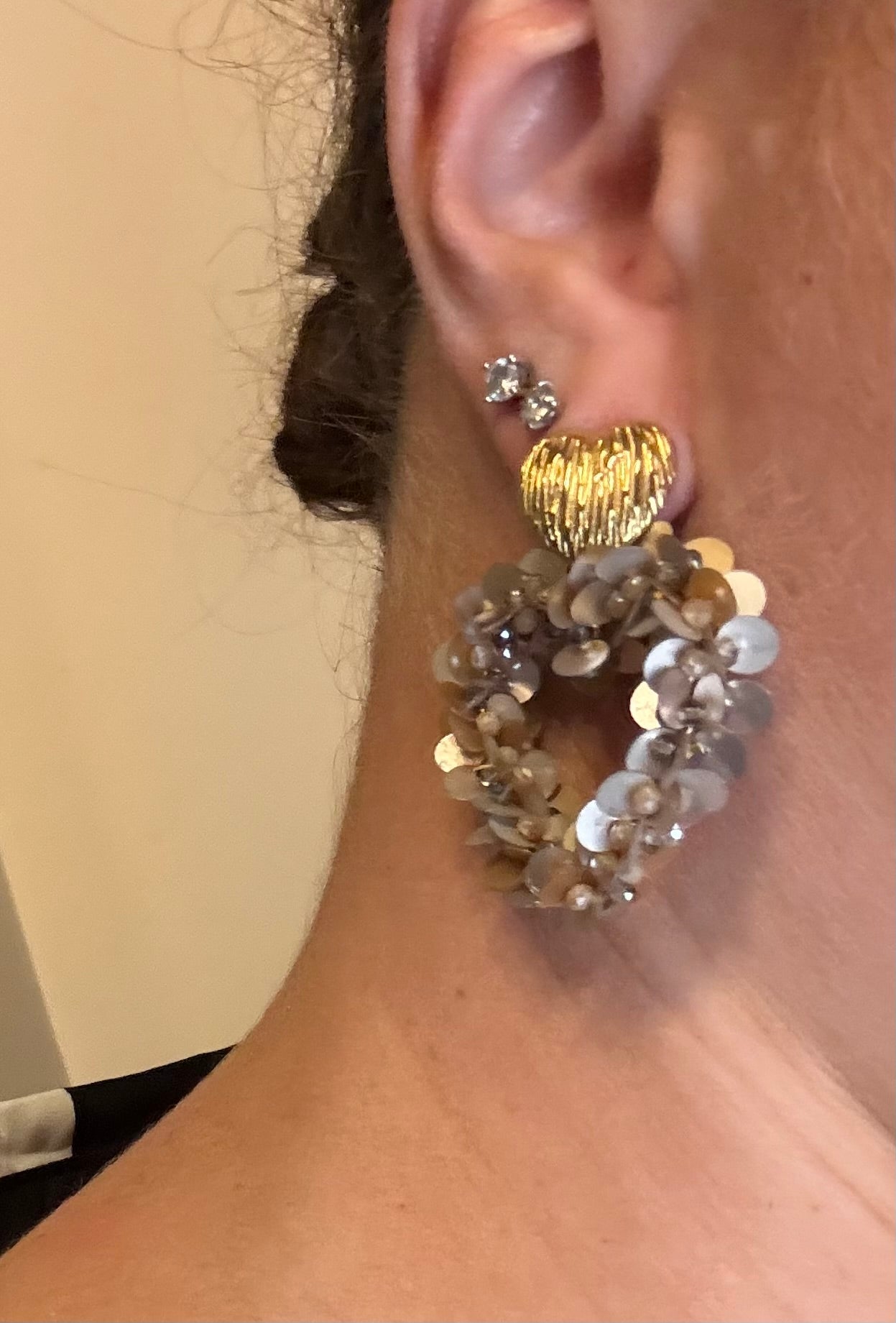 Cœur scintillante les precieuses