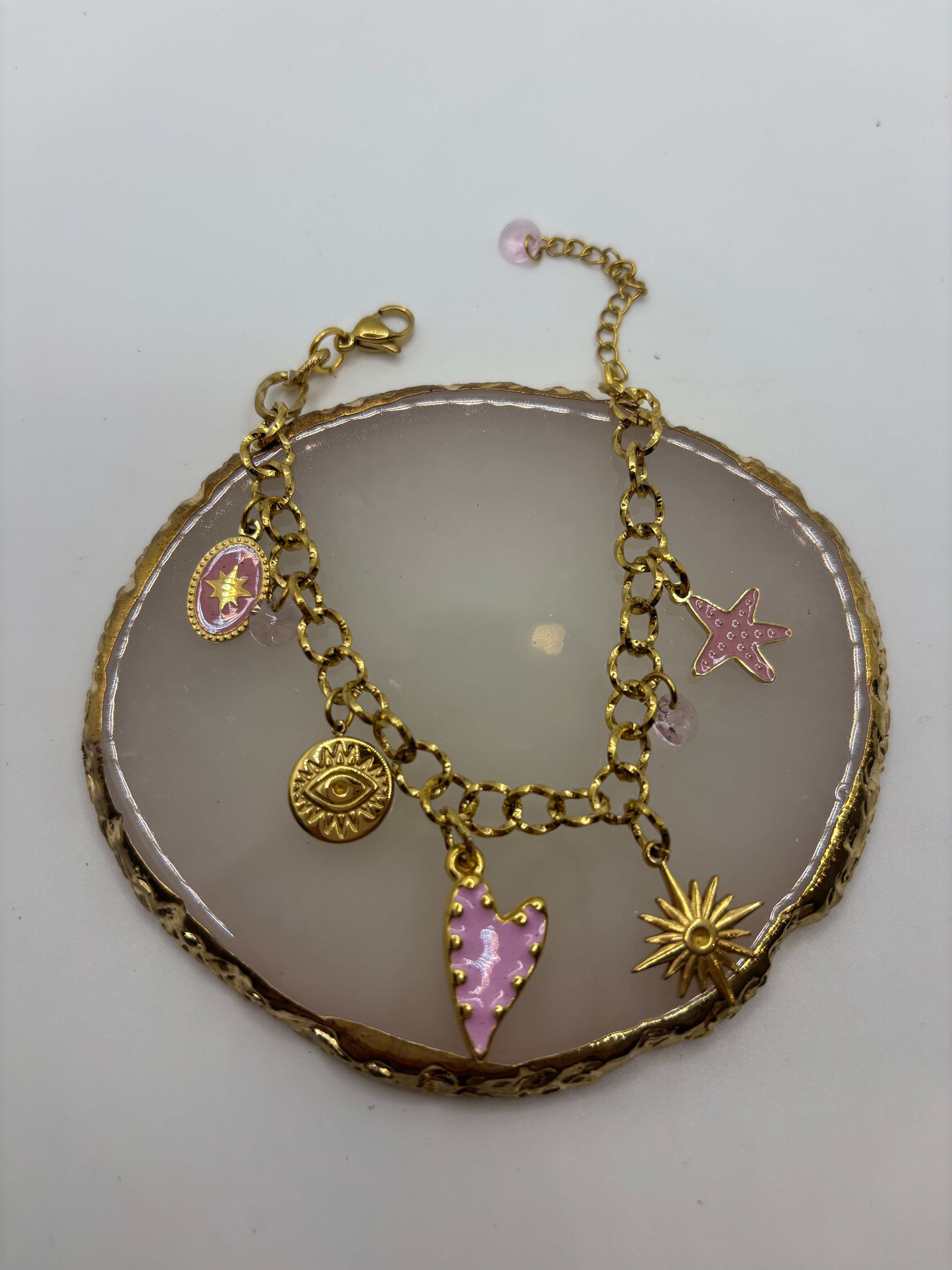 Breloques rose les precieuses