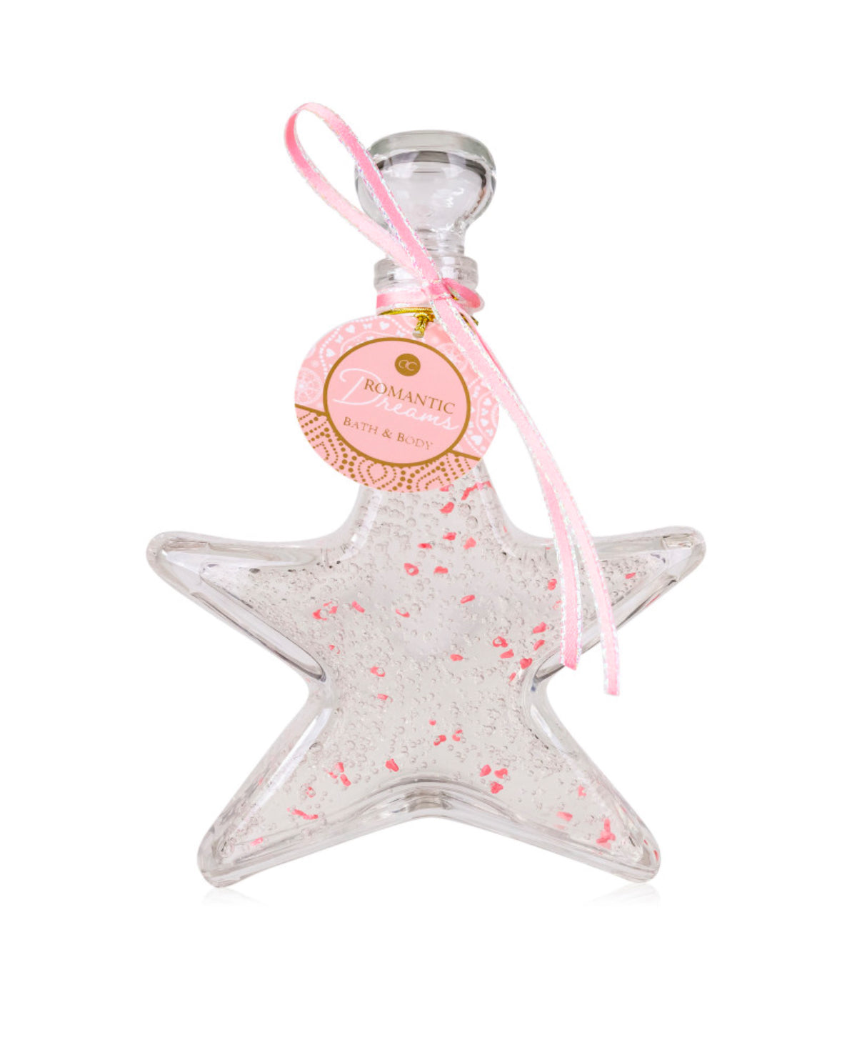 Gel douche et bain moussant étoile 200 ml senteur rose les precieuses