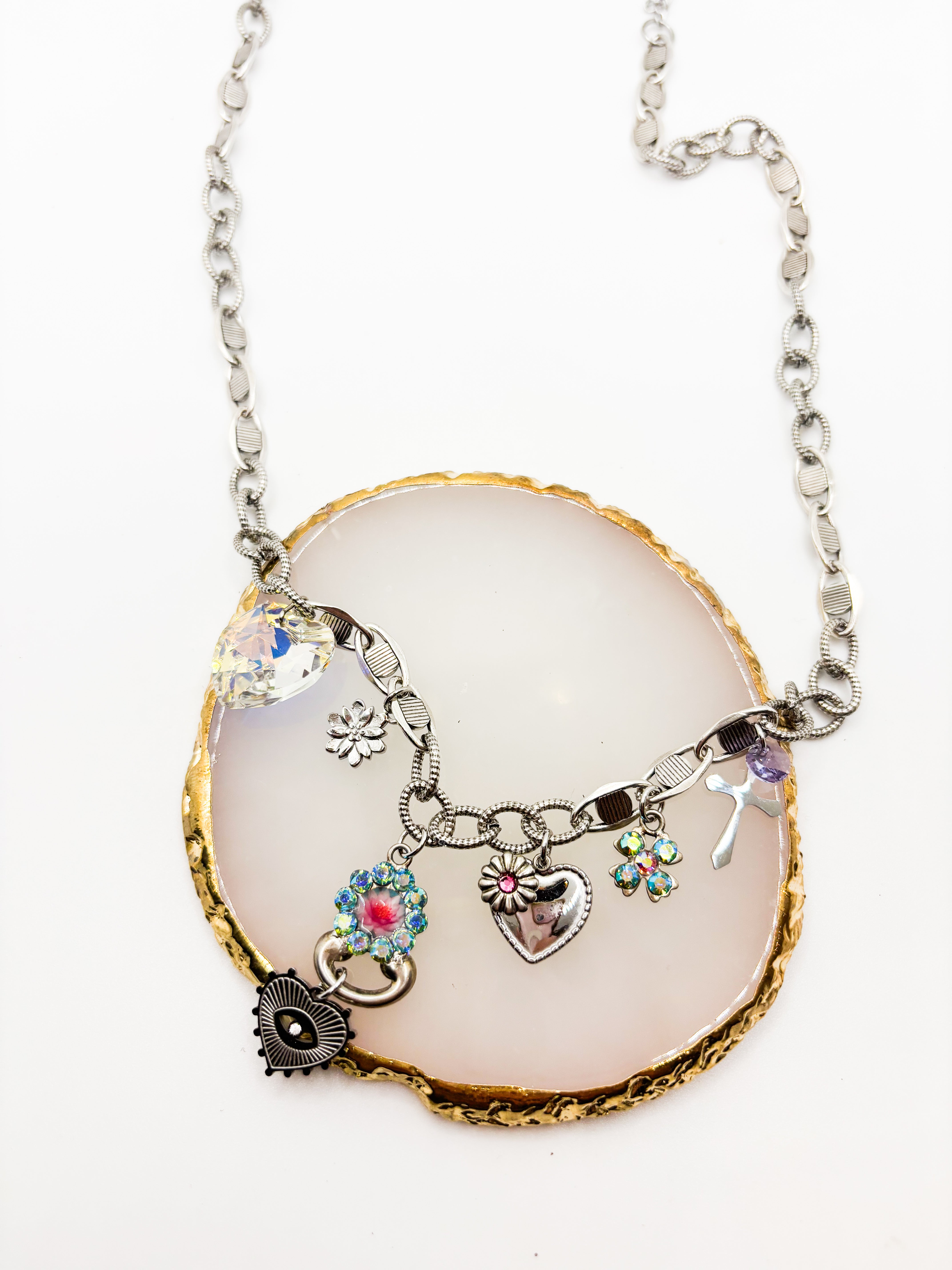 Breloques argenté les precieuses