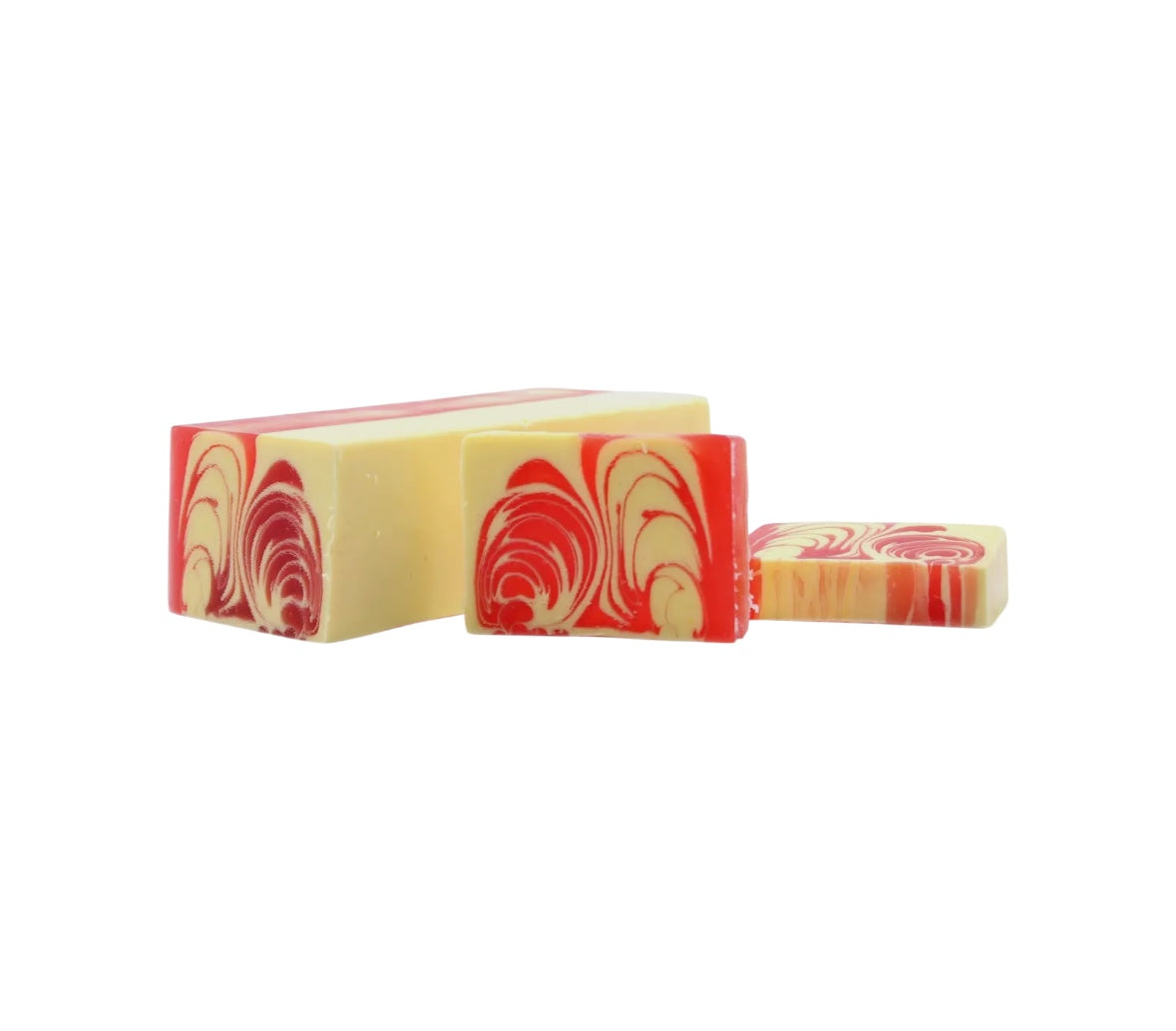 Tranche de savon senteur fraise les precieuses