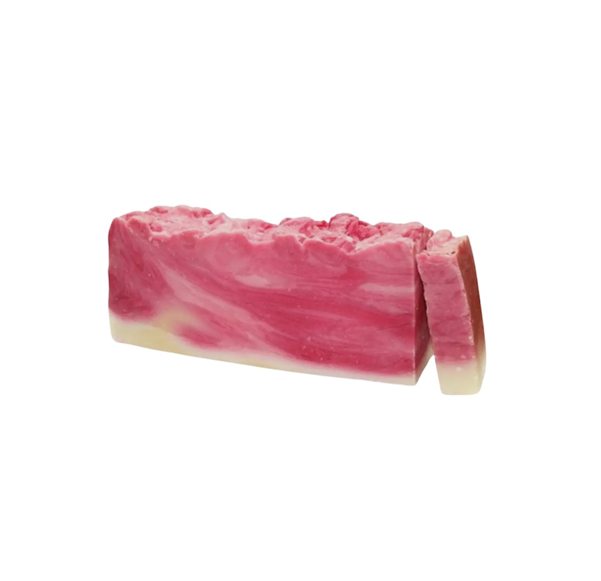 Tranche de savon à la rose musquée les precieuses