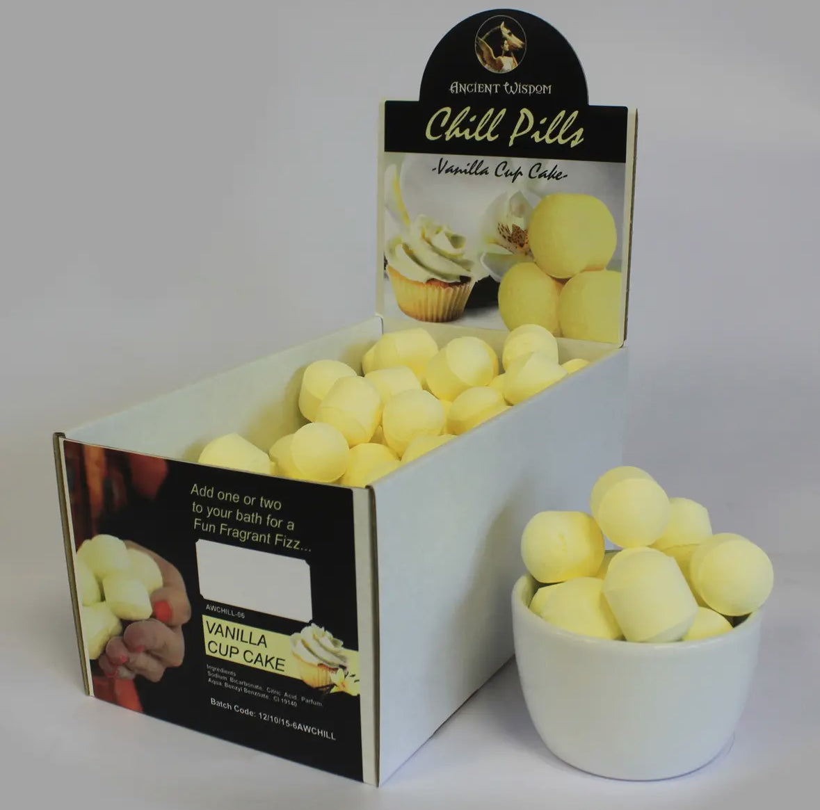 Mini bombe de bain senteur vanille les precieuses