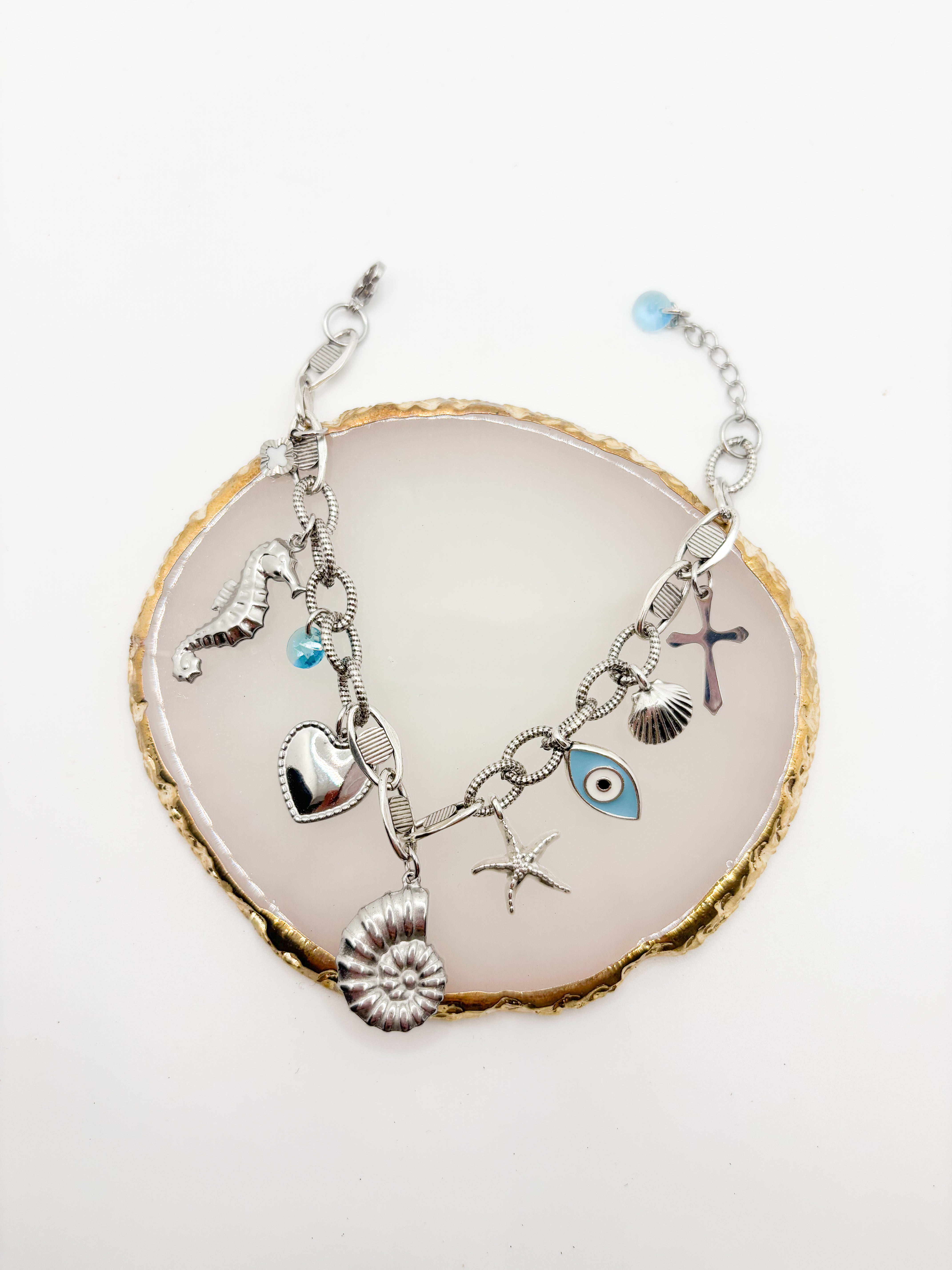 Breloques argenté les precieuses