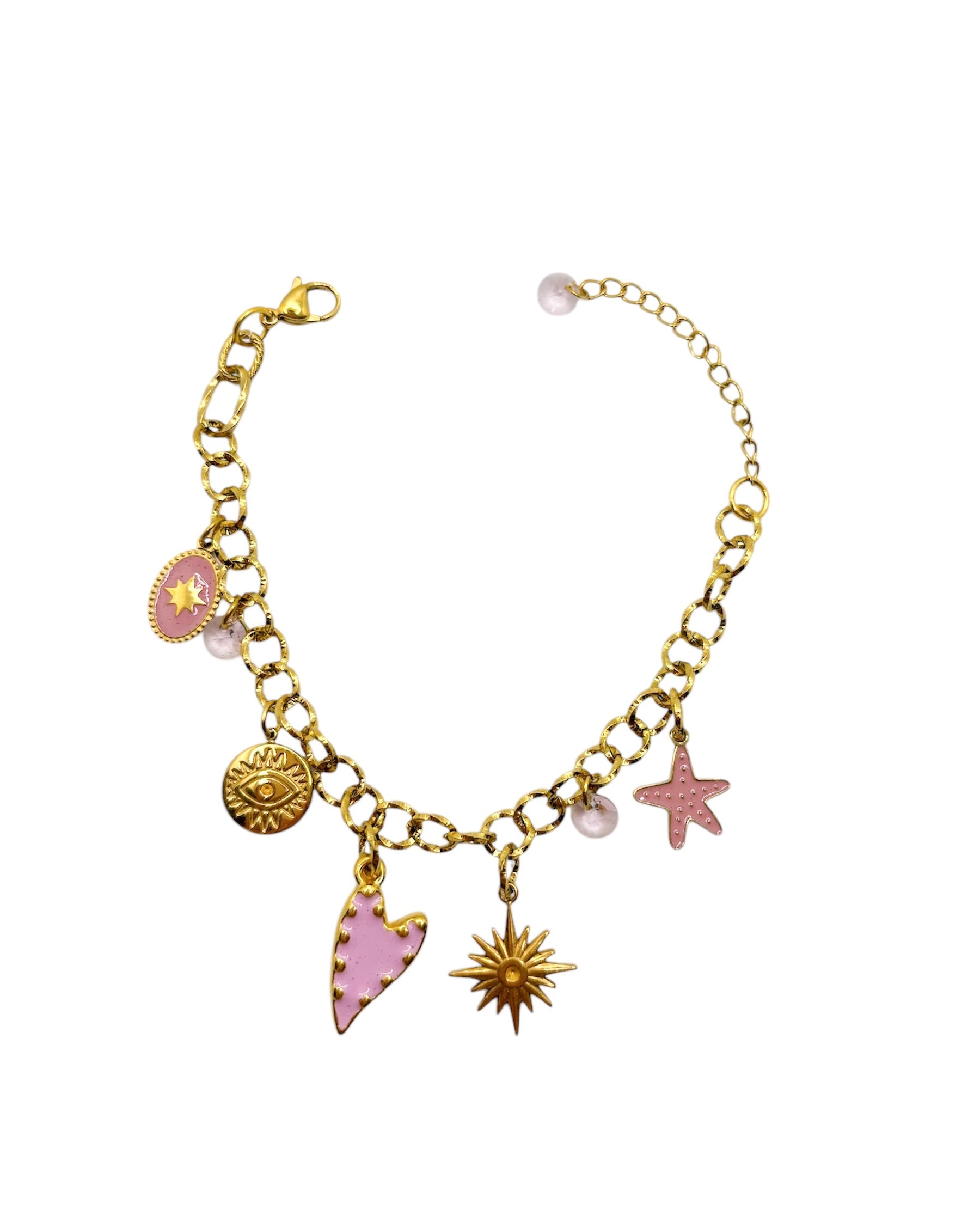 Breloques rose les precieuses