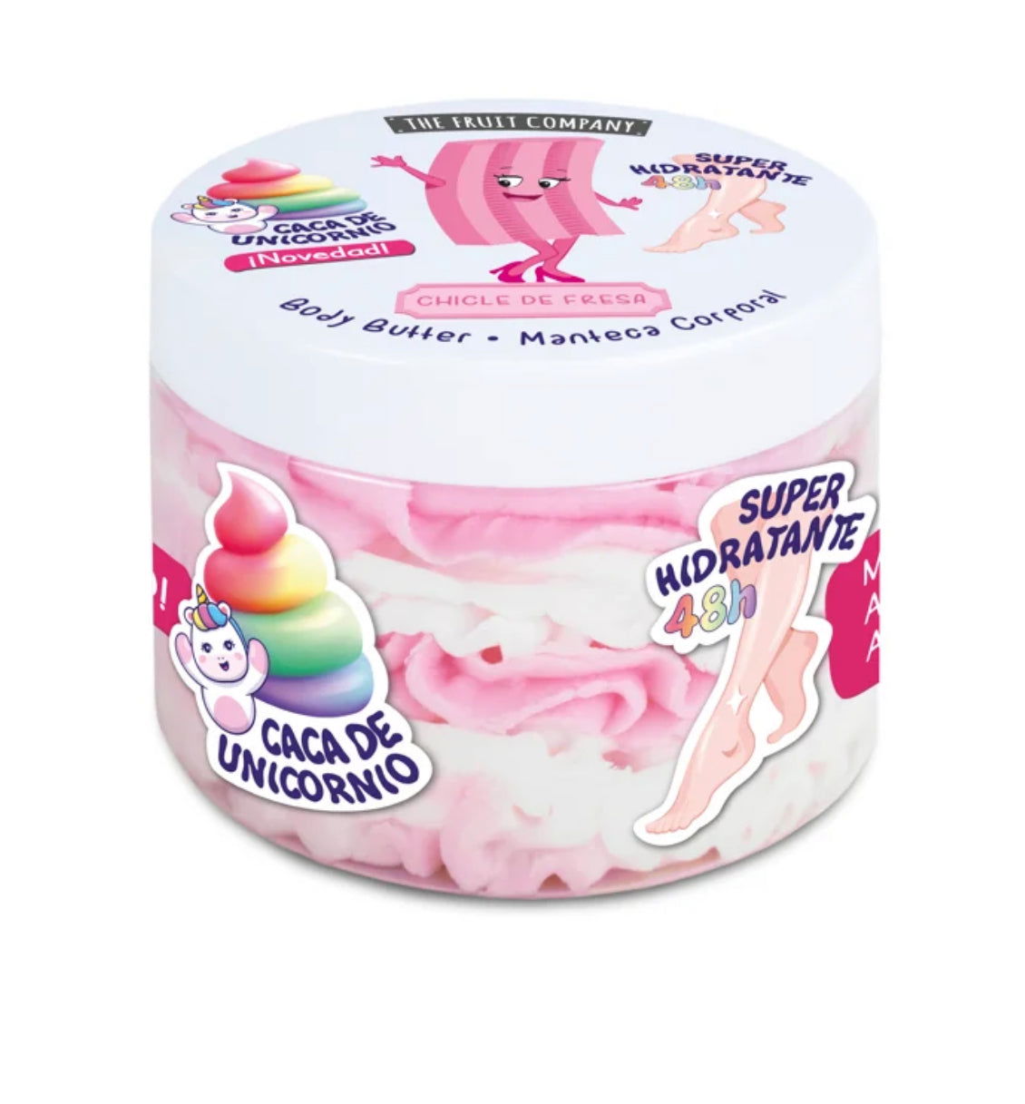 Beurre chantilly corporel chewing-gum à la fraise - - Beurre corporel - #tag1#