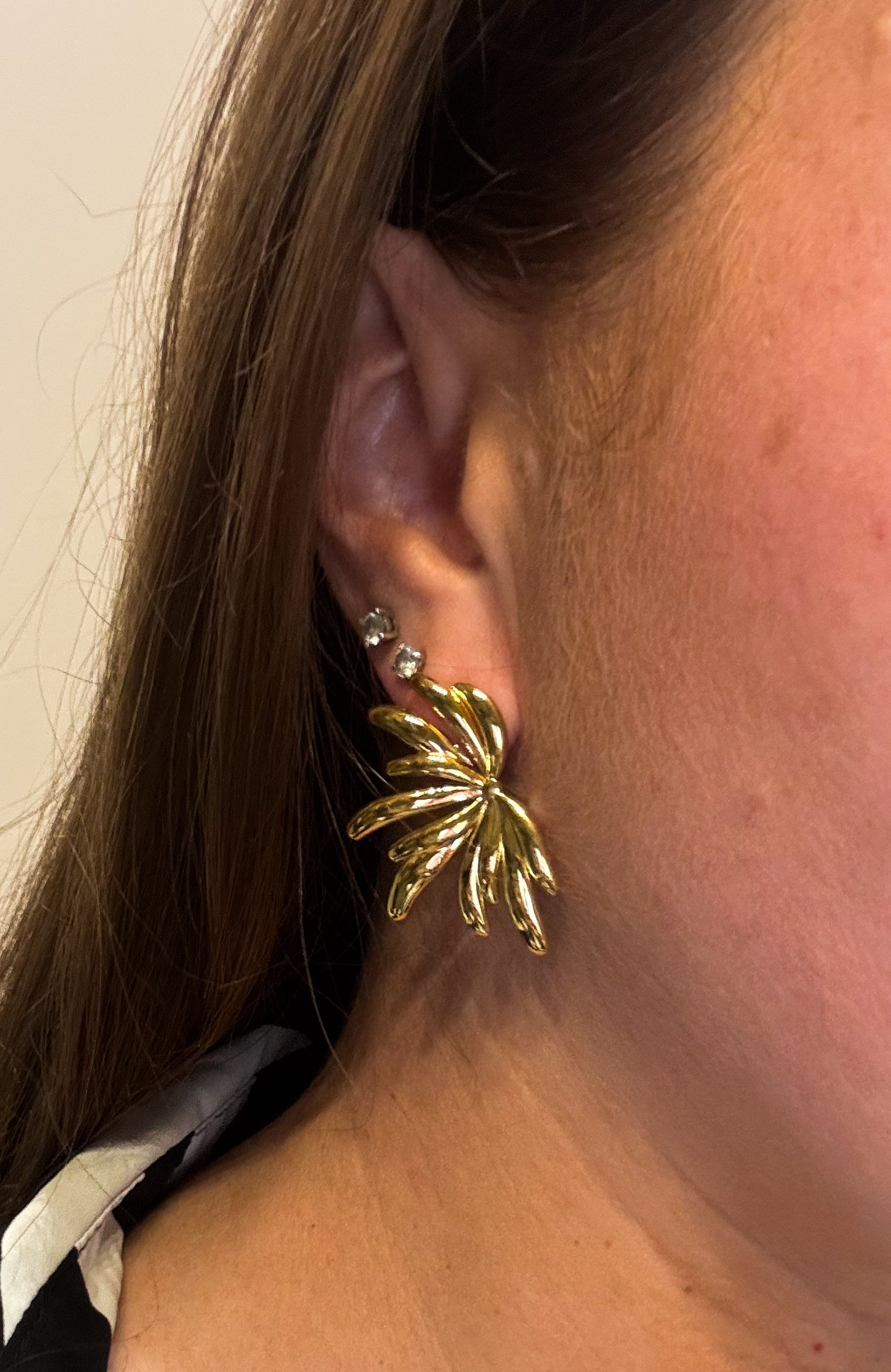 Demi fleur doré les precieuses