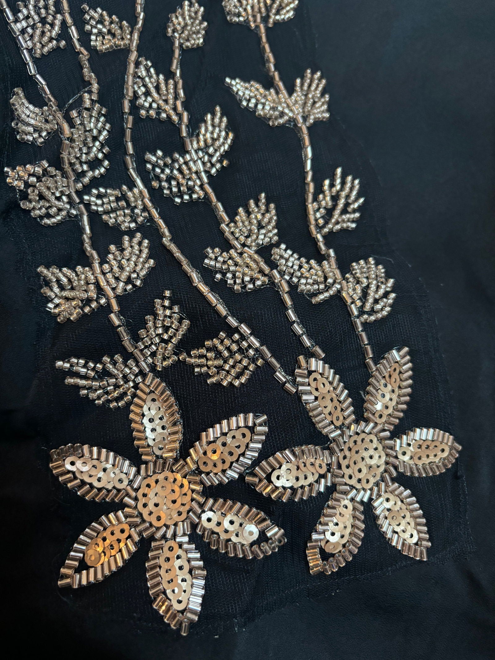 Chemise brodé perles - les precieuses