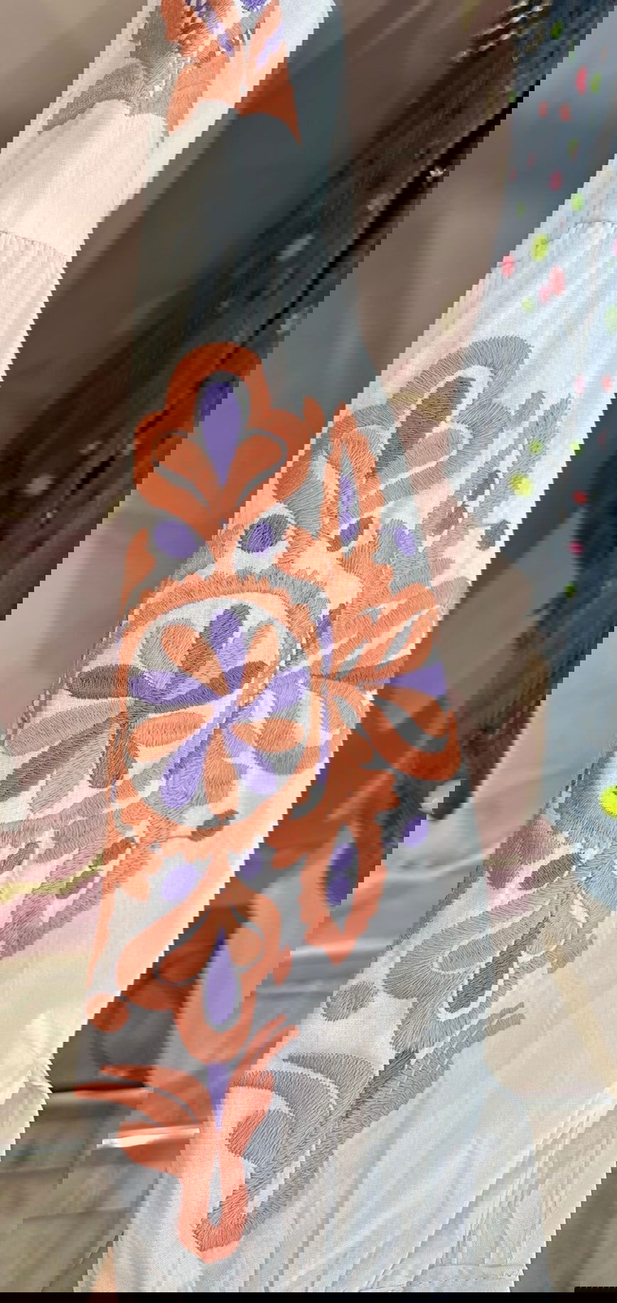 Chemise manche brodé - les precieuses