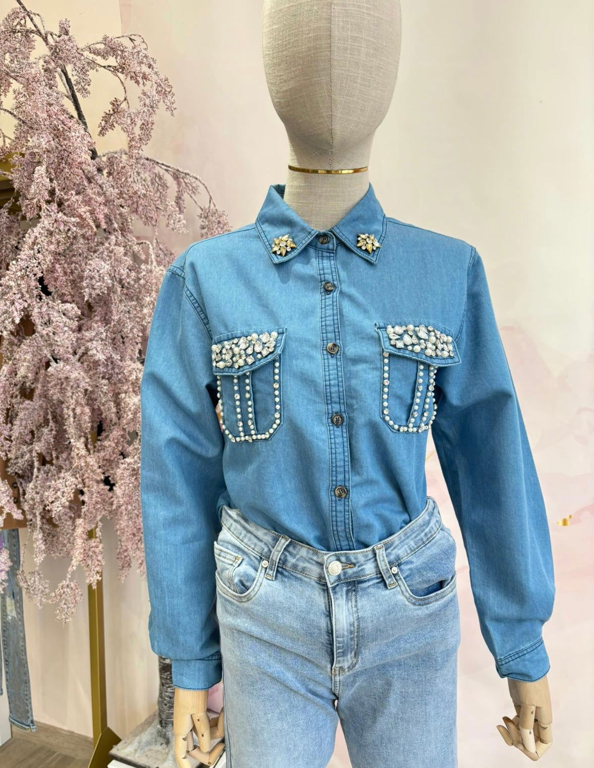 Chemise strass - les precieuses