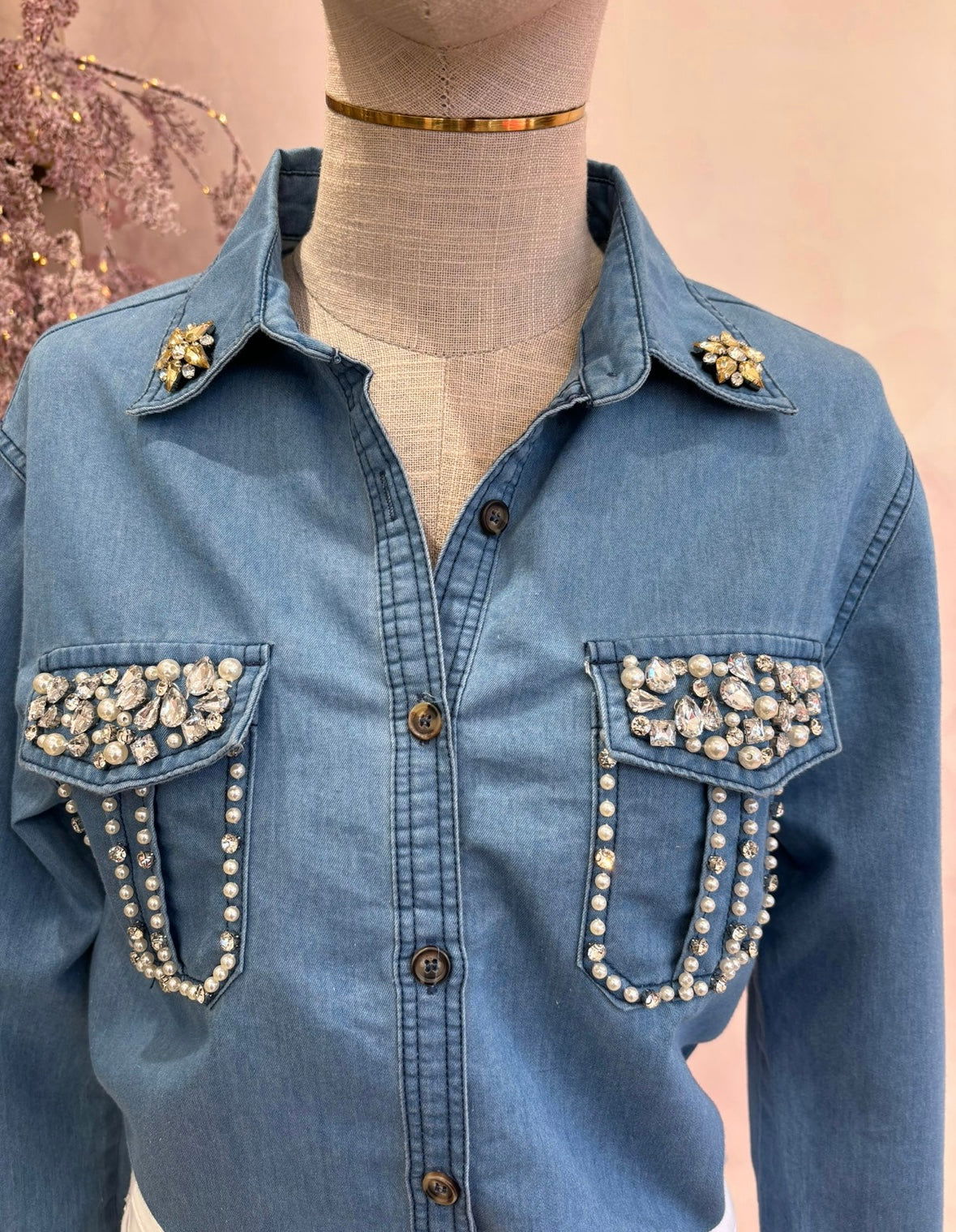 Chemise strass - les precieuses