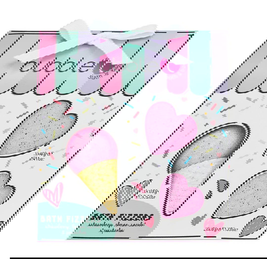 Coffret bombes de bain Ice Cream Bath Bomb Fizzer - les precieuses