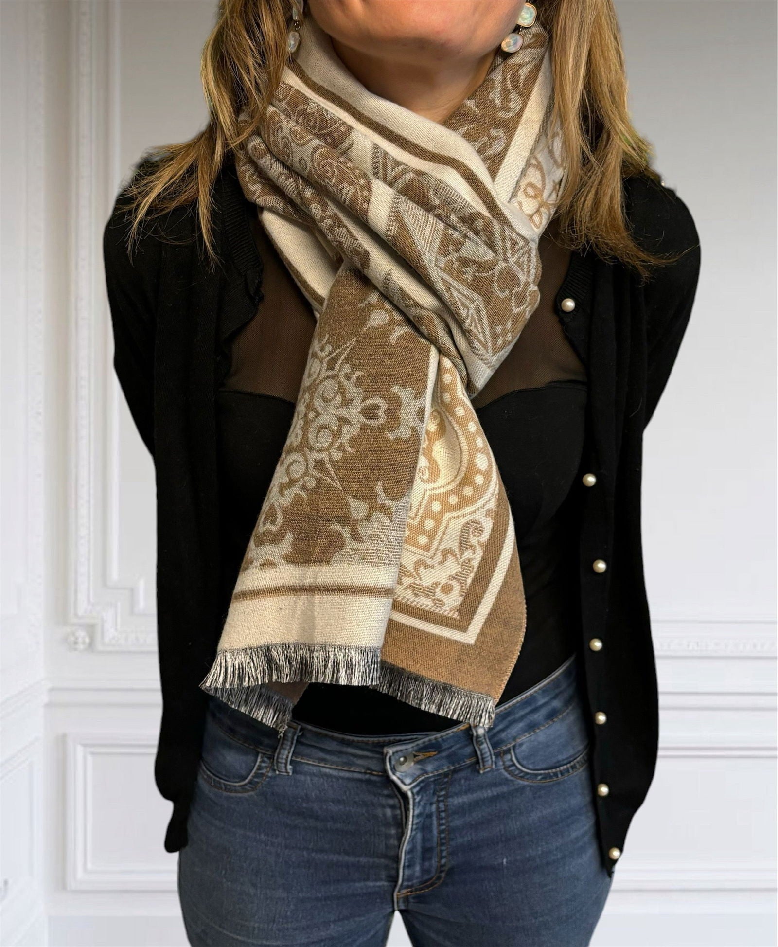 Foulard baroque - les precieuses