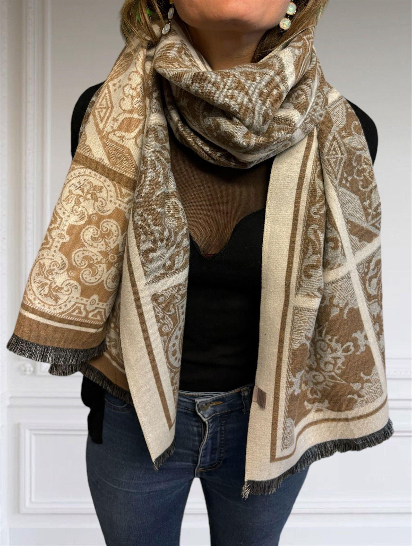 Foulard baroque - les precieuses