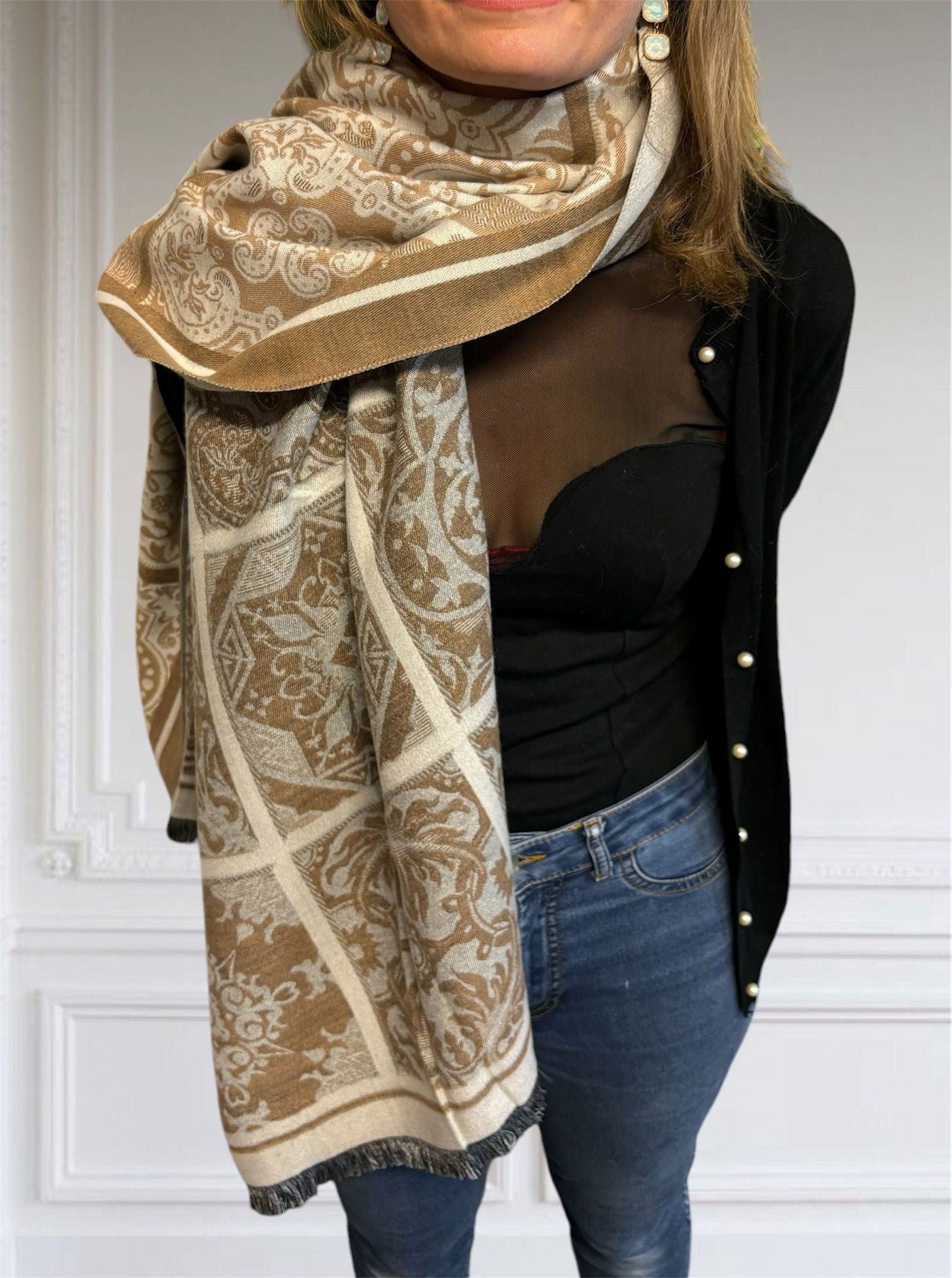 Foulard baroque - les precieuses