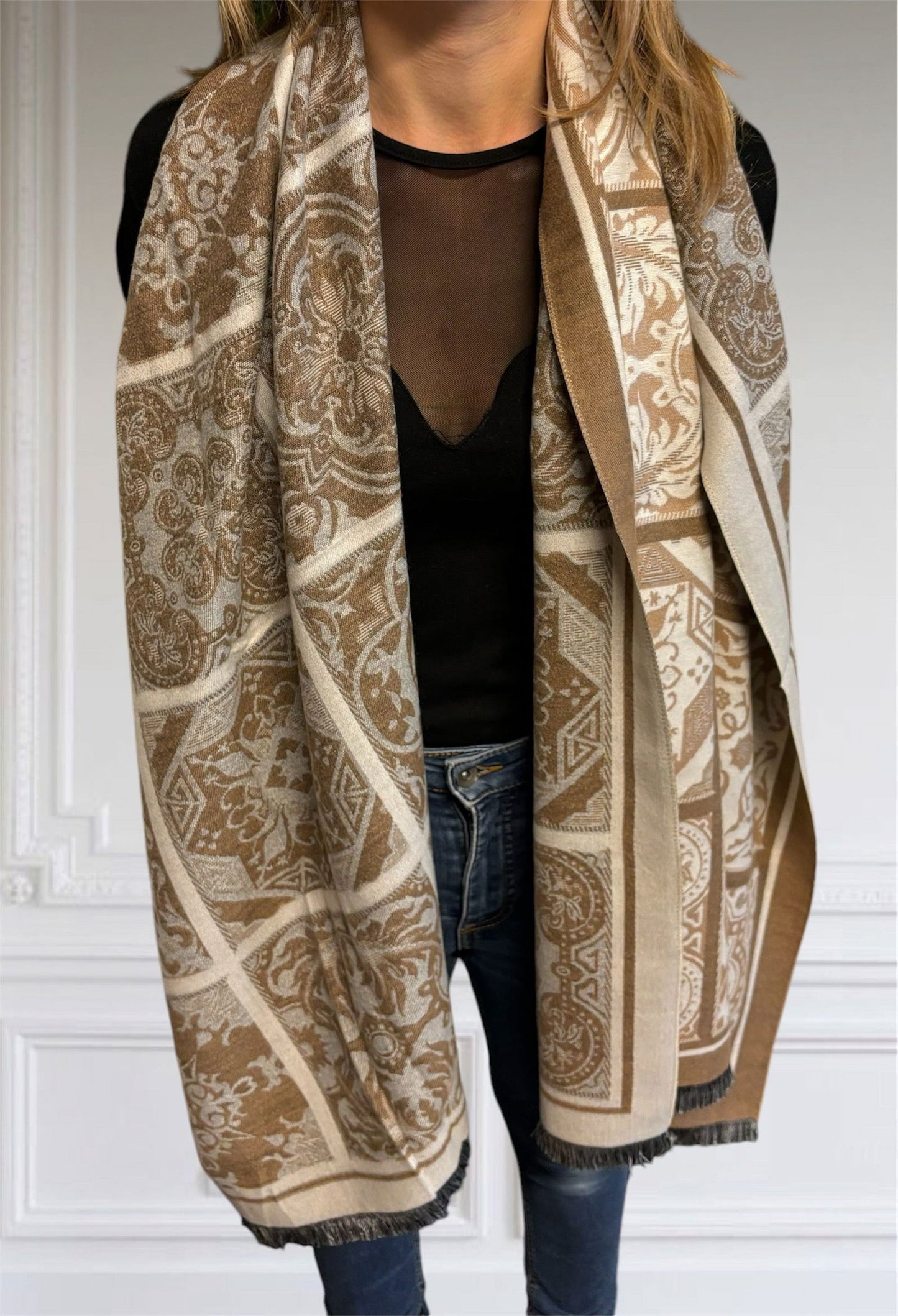 Foulard baroque - les precieuses