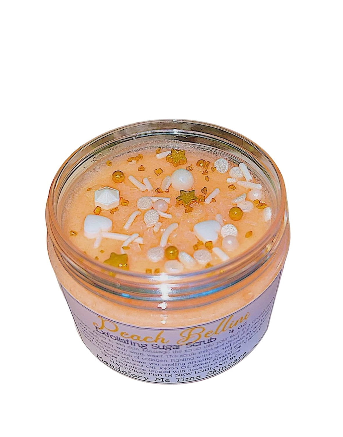 Gommage au sucre Bellini à la pêche - les precieuses