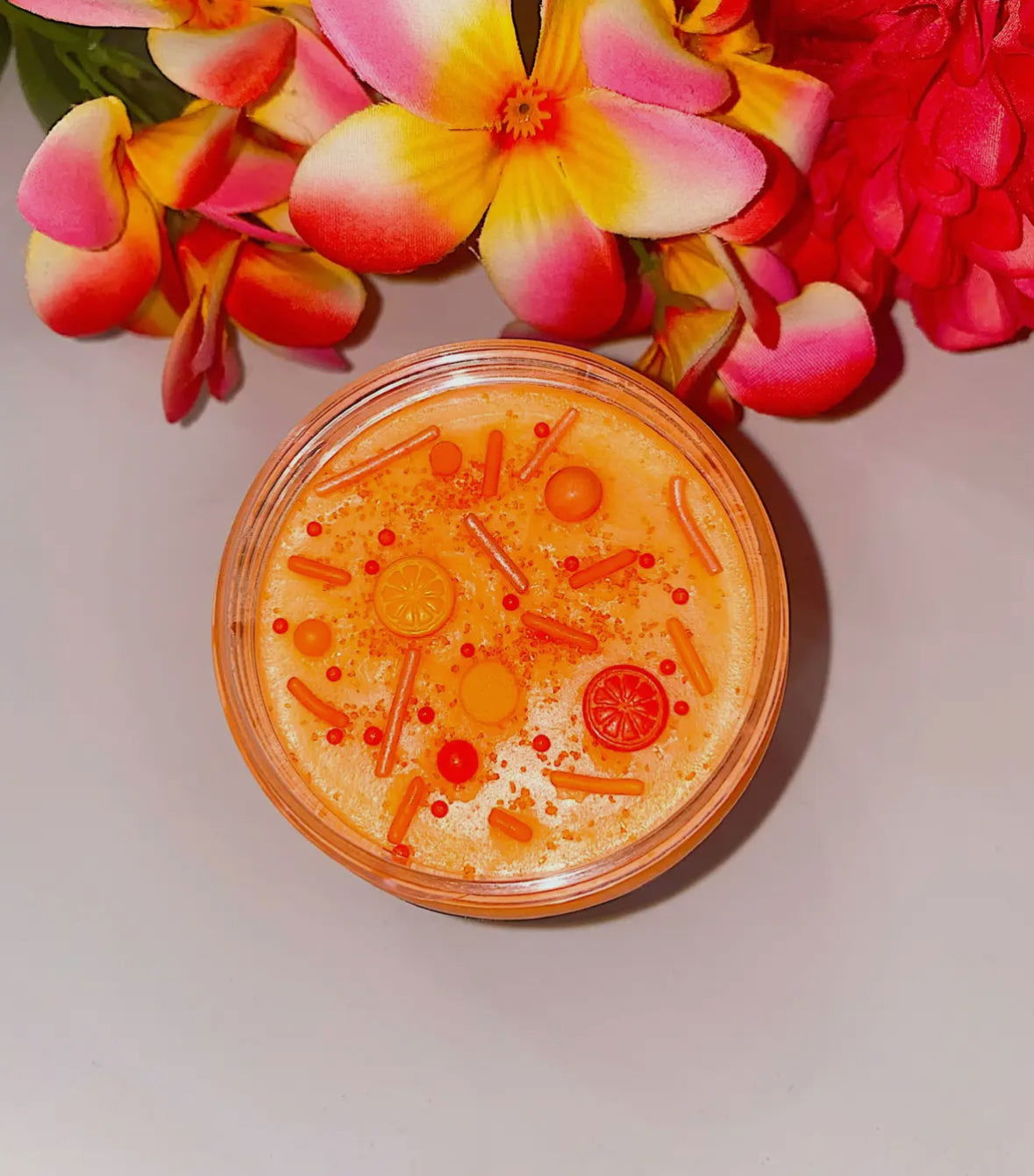 Gommage au sucre orange et mimosa - les precieuses