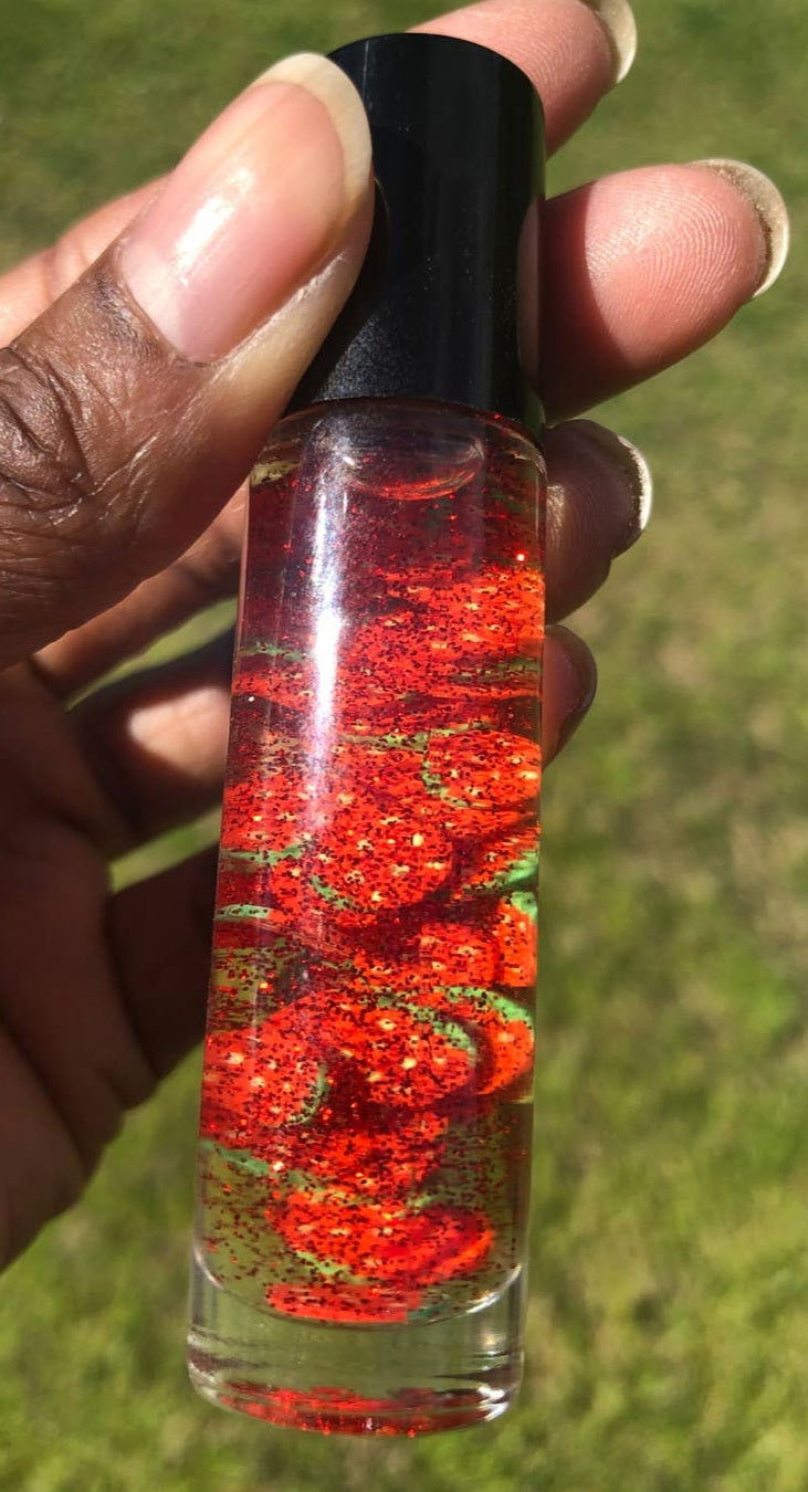 Huile à lèvres Juicy Fruit à la fraise 10 ML - les precieuses