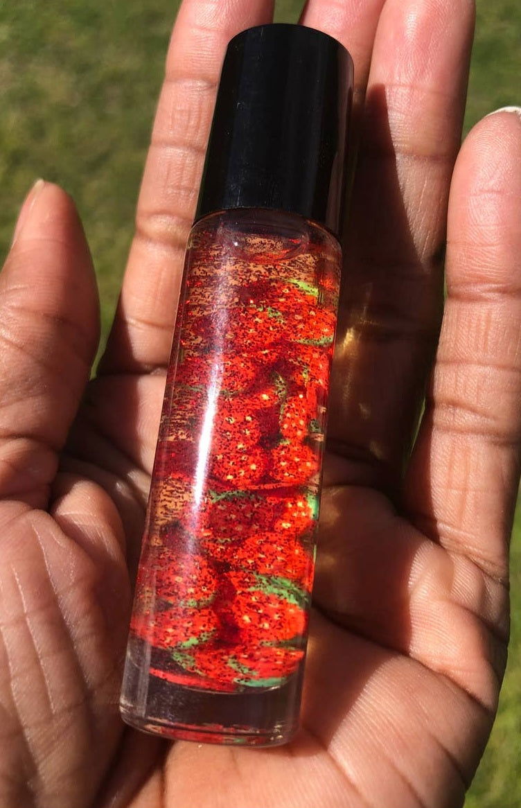 Huile à lèvres Juicy Fruit à la fraise 10 ML - les precieuses