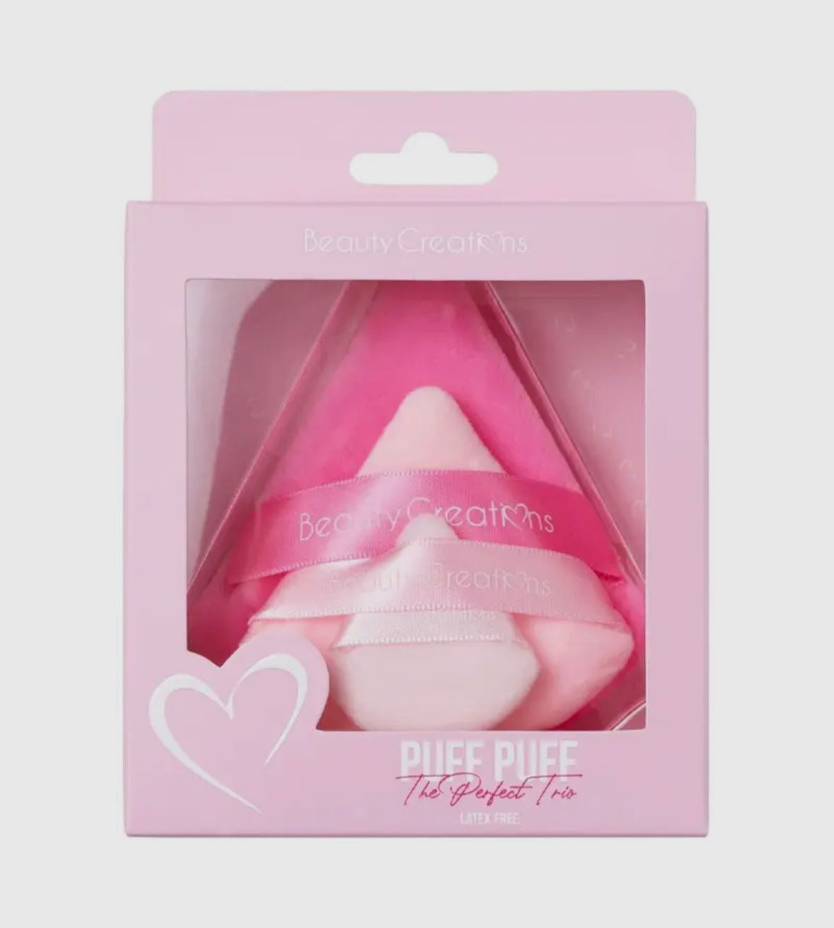 Lot de 3 houppettes Beauty Créations - les precieuses