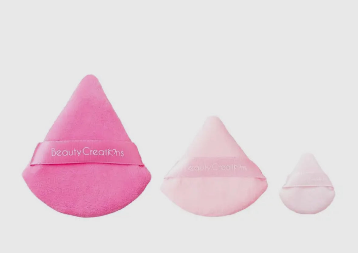 Lot de 3 houppettes Beauty Créations - les precieuses