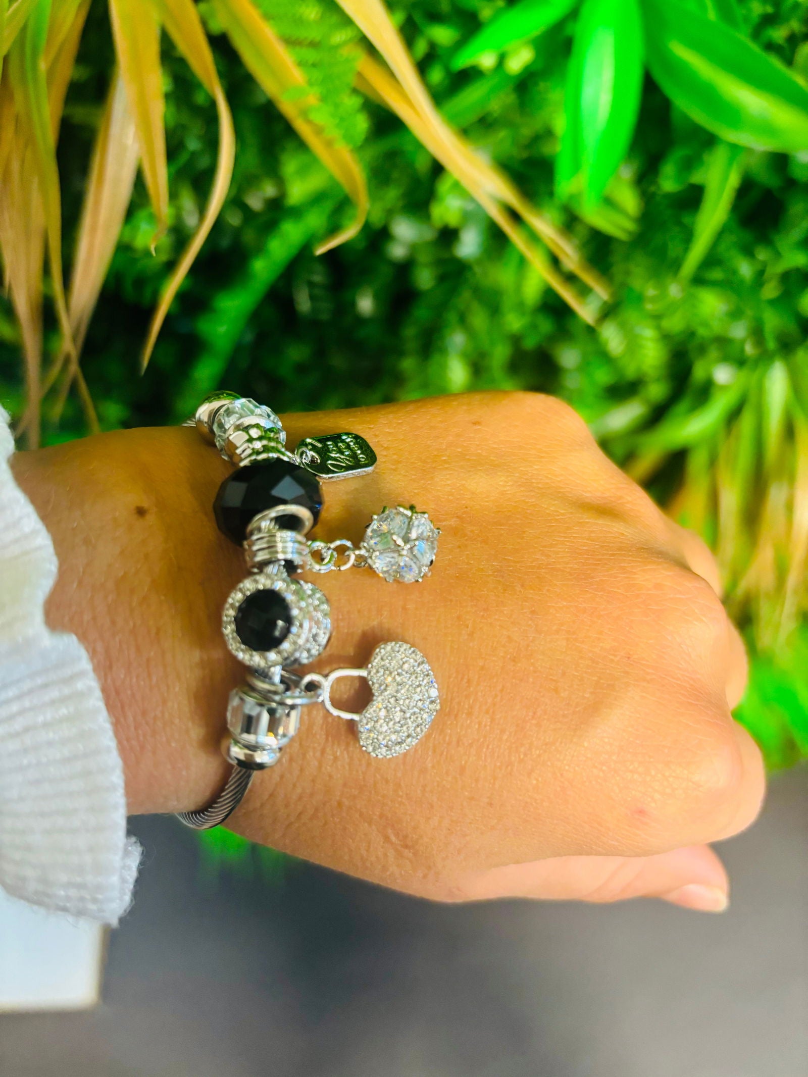 Nala argenté noire - les precieuses