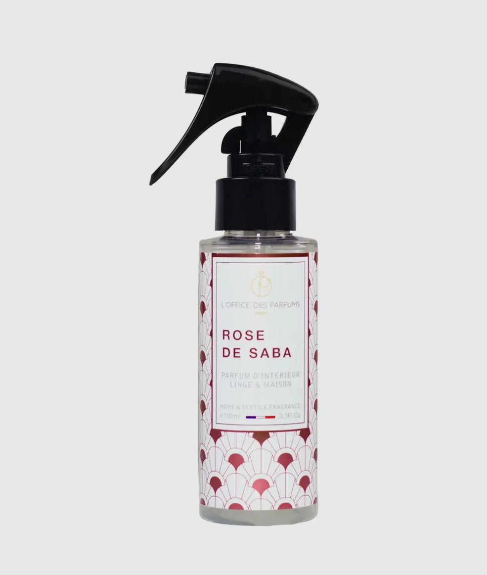 PARFUM D'INTERIEUR ROSE DE SABA 100ML - les precieuses