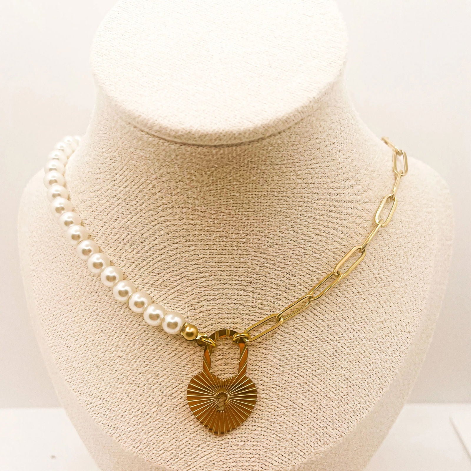 Perle coeur - les precieuses