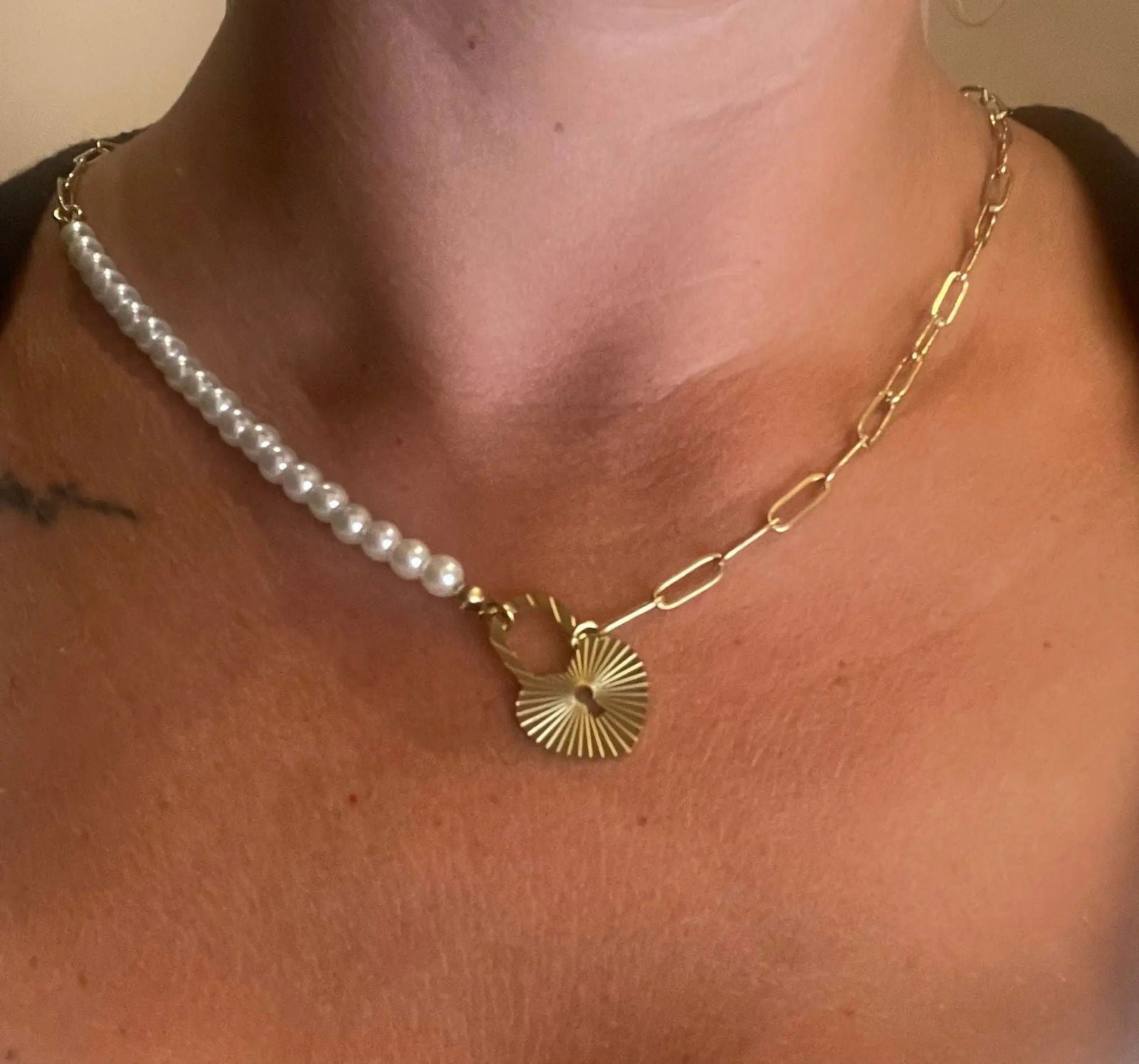 Perle coeur - les precieuses