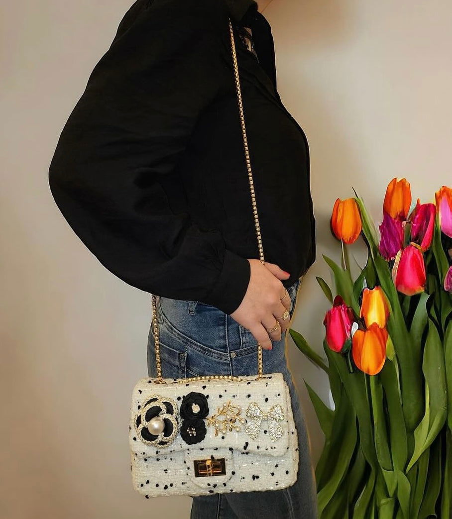 SAC FLEURS - les precieuses