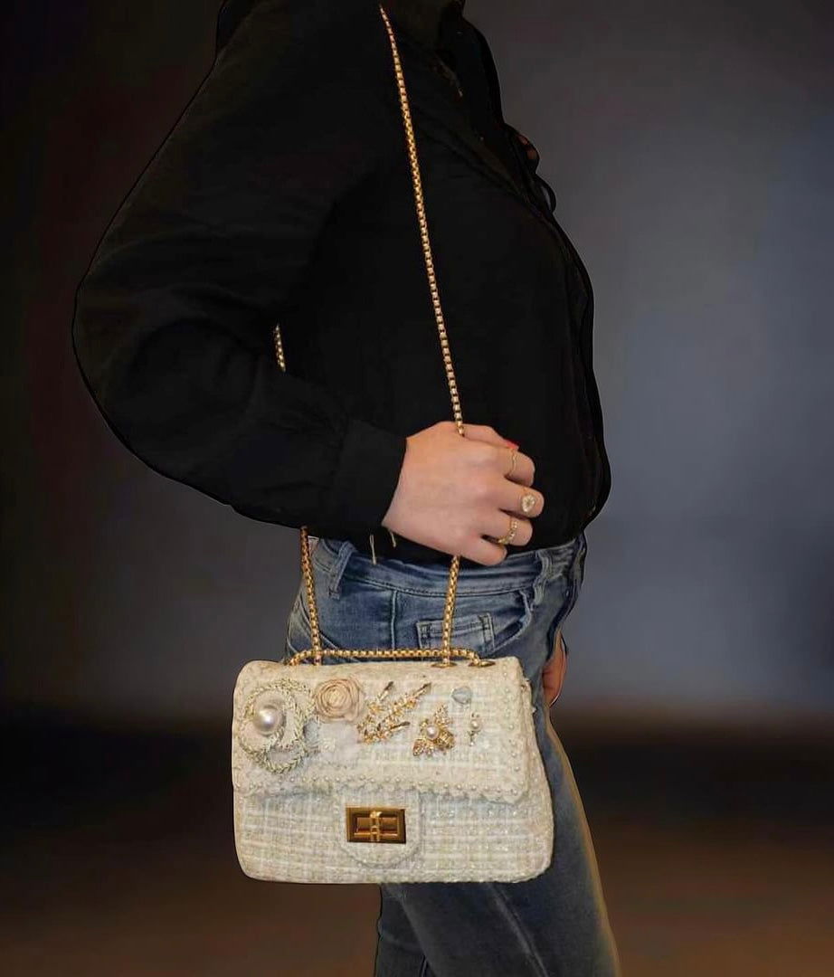 SAC FLEURS - les precieuses