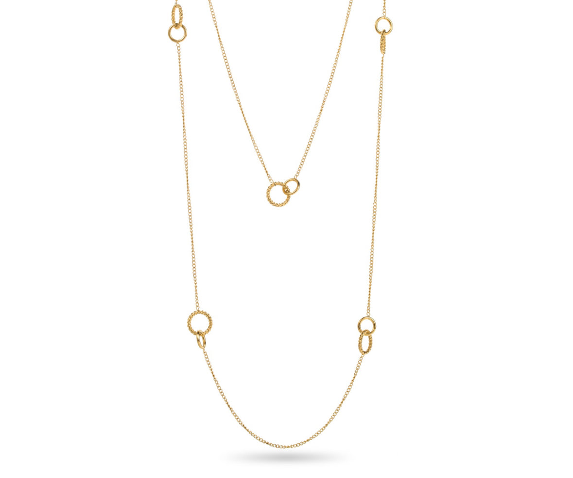 Sautoir anneaux - les precieuses