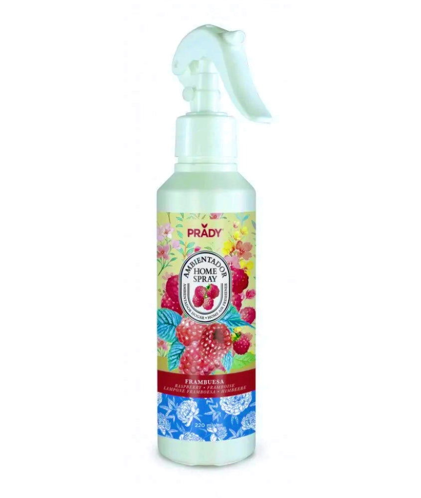 Spray d’ambiance maison et tissu framboise 220 ML - les precieuses