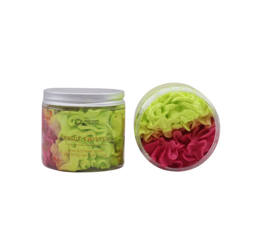 Savon fouetté chantilly fraise et kiwi les precieuses