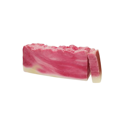 Tranche de savon à la rose musquée les precieuses