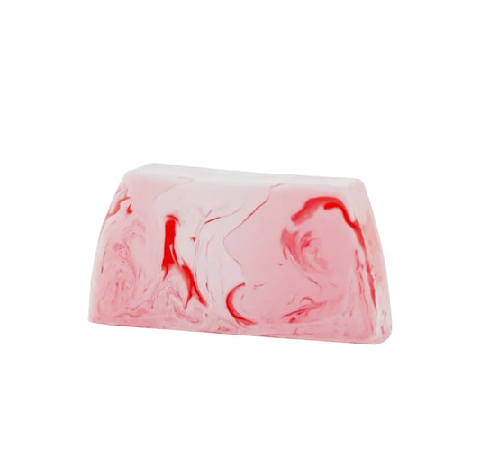 Tranche de savon senteur framboise les precieuses