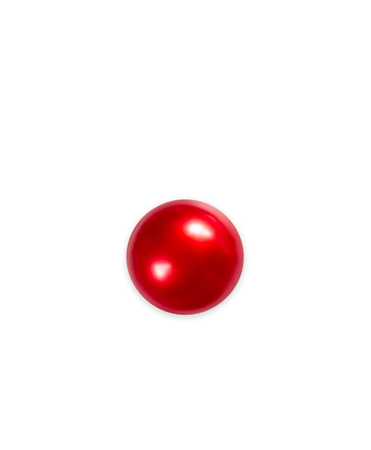 PERLE DE BAIN RONDE ROUGE NACRÉ, SENTEUR ROSE les precieuses