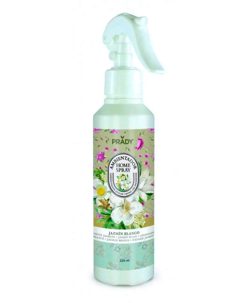 Spray d’ambiance maison et tissu jasmin blanc 220 ML - les precieuses